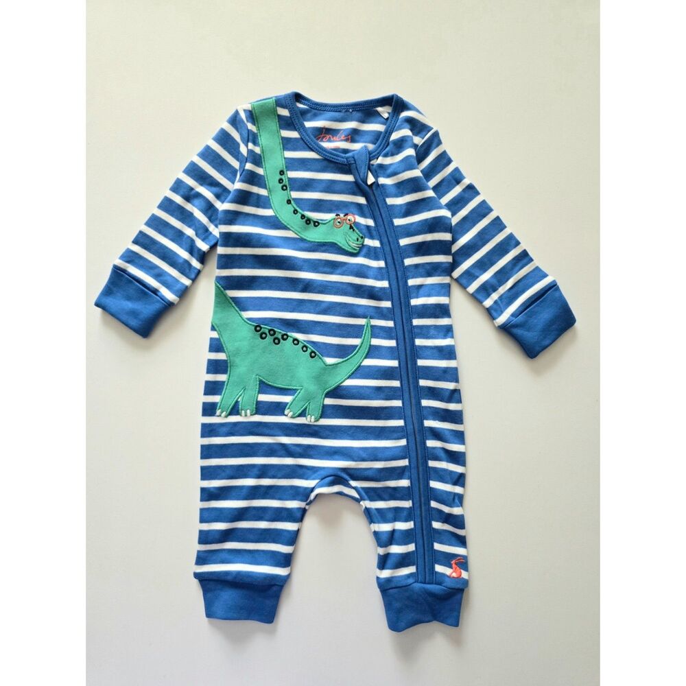 NWOT Joules Boys Dino Footless Sleeper, 0/3 (imperfection)